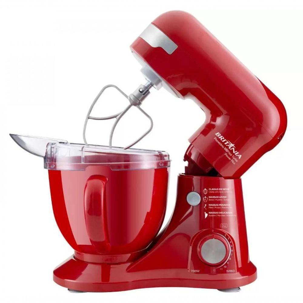 Batedeira Planetaria Britania Power Plus 12vel 700w Bbp7 - 33402186 Vermelho 220V - 2