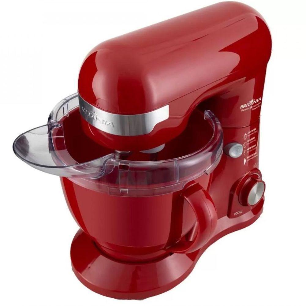 Batedeira Planetaria Britania Power Plus 12vel 700w Bbp7 - 33402186 Vermelho 220V - 3