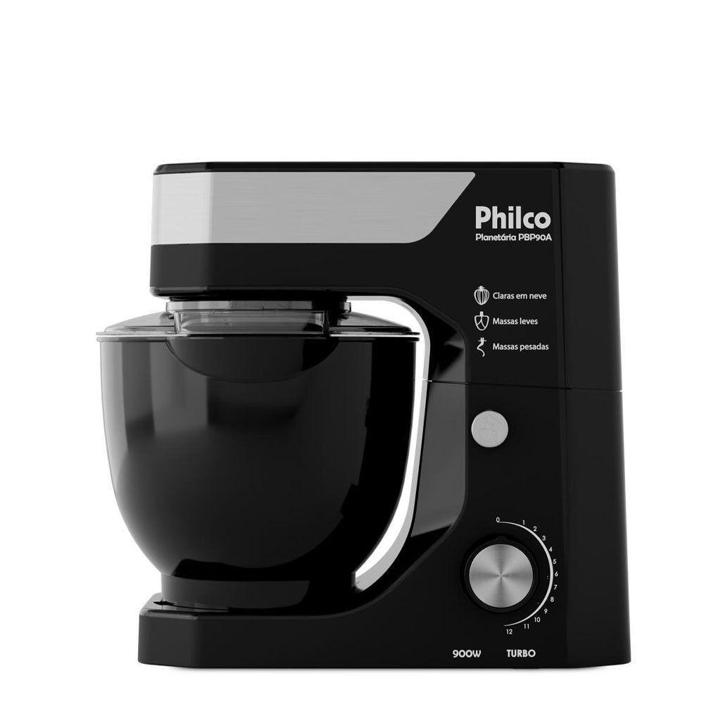 Batedeira Planetária 5L 12 Velocidades PBP90A Philco Preto 220V - 1
