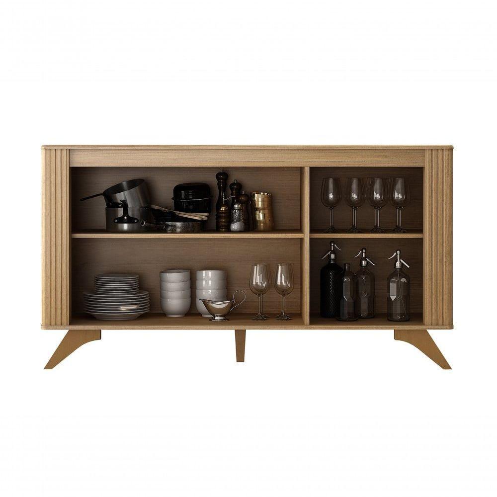 Buffet Balcao Pampulha Off White-cinamomo - 3