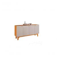 Buffet Delícia 4 Portas Lisas Jcm Movelaria Cinamomo-off White - 1