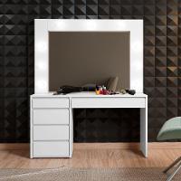 Camarim Anne 5 Gavetas 9 Lampadas Led Mavaular Branco