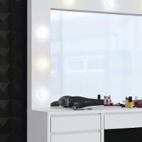 Camarim Anne 5 Gavetas 9 Lampadas Led Mavaular Branco - 6