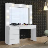 Camarim Anne 5 Gavetas 9 Lampadas Led Mavaular Branco - 7