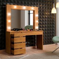 Camarim Anne 5 Gavetas 9 Lampadas Led Mavaular Naturale - 2