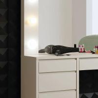 Camarim Anne 5 Gavetas 9 Lampadas Led Mavaular Off White - 6