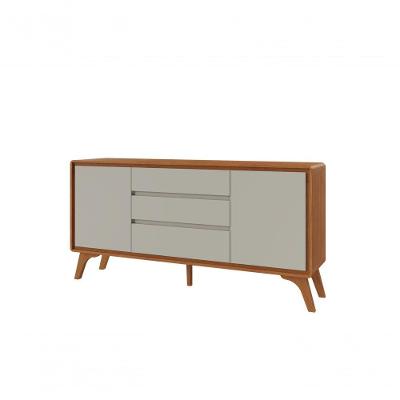 Buffet Sinus 2 Porta 3 Gavetas Mavaular Naturalle-off White