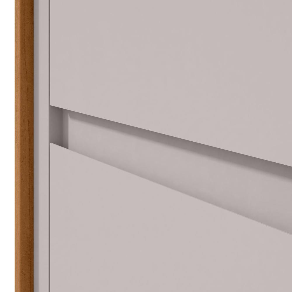 Comoda 8 Gavetas Loop - Lopas Amendoa Clean-off White - 6