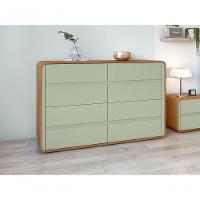 Comoda 8 Gavetas Loop - Lopas Amendoa Clean-salvia - 7