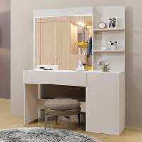 Camarim Londres 1 Porta 1 Gaveta Com Espelho Mavaular Off White - 10