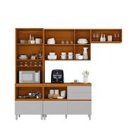 Cozinha Completa Itatiaia Lumina 270cm Em Madeira Mdf Cinamomo-fendi - 2