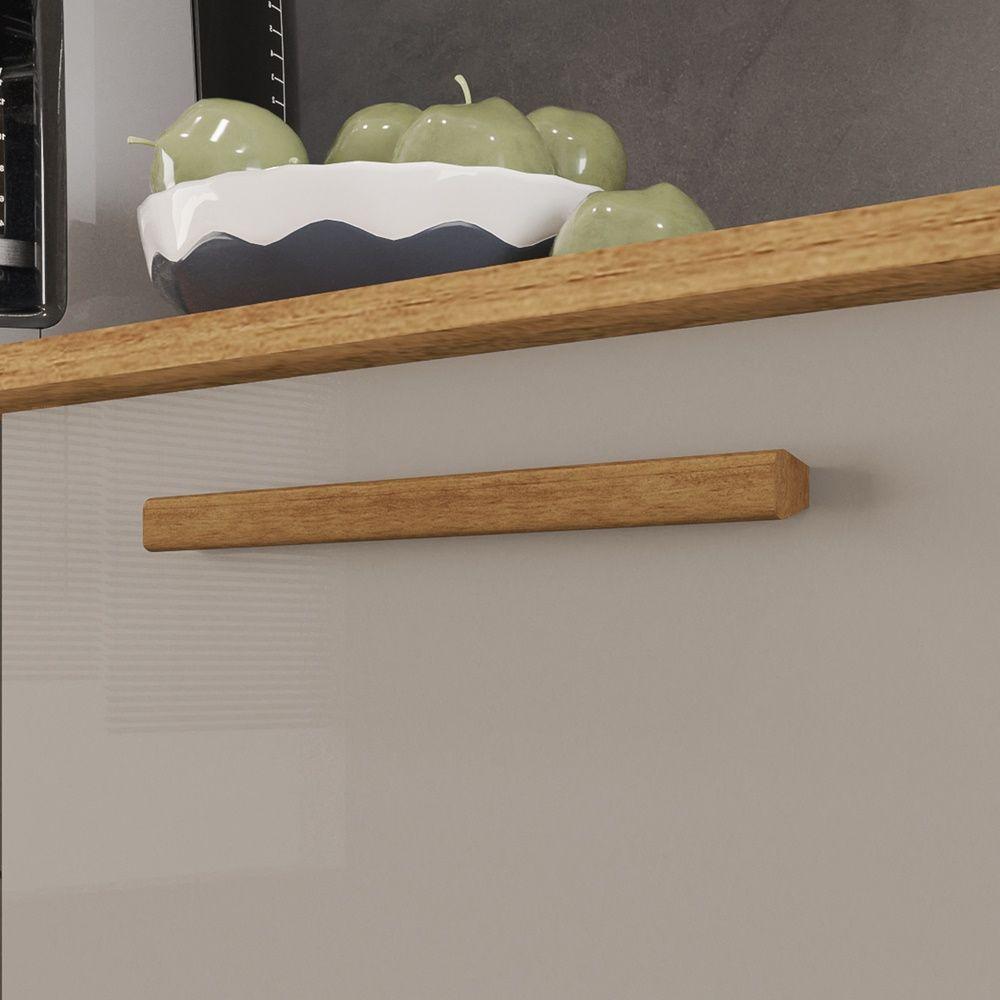 Cozinha Compacta Lia 3 Portas E 1 Gaveta Salleto Cinamomo/off White - 6