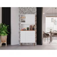 Cozinha Compacta Lia 3 Portas E 1 Gaveta Salleto Branco - 8