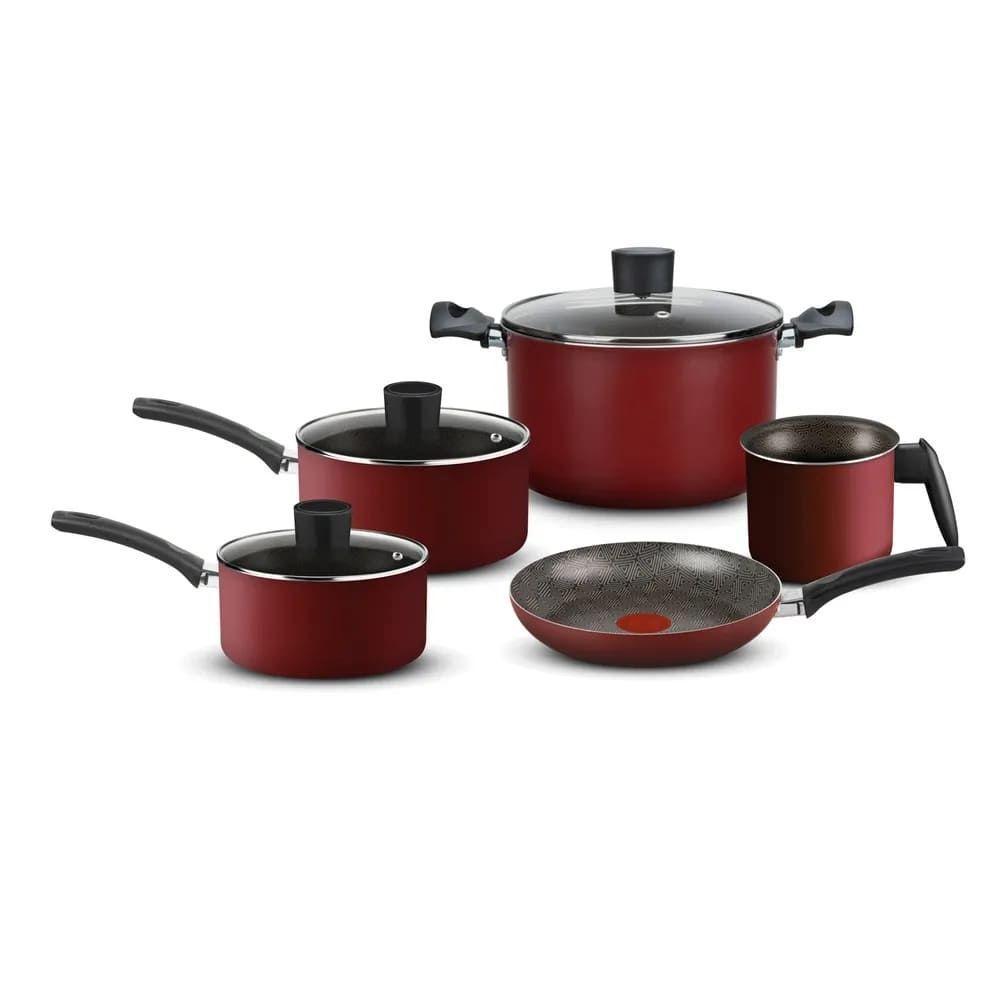 Conjunto De Panelas Rochedo Facilita 5pa S - 5861035170 Vermelho - 1