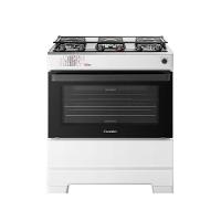 Fogão Esmaltec 5 Bocas Ideal Master Mesa Inox Tampa de Vidro Forno 84 Litros Branco T5ITB Bivolt - 1