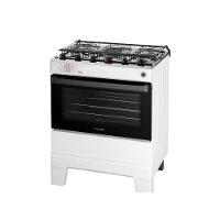 Fogão Esmaltec 5 Bocas Ideal Master Mesa Inox Tampa de Vidro Forno 84 Litros Branco T5ITB Bivolt - 3