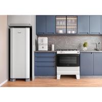 Fogão Esmaltec 5 Bocas Ideal Master Mesa Inox Tampa de Vidro Forno 84 Litros Branco T5ITB Bivolt - 9