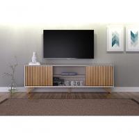 Rack Para Sala De Estar 2 Portas Deslizantes Manaus Cinamomo-off White - 2