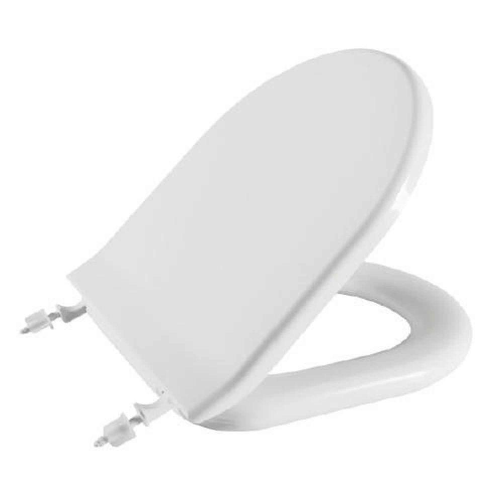 Assento Almofadado Calypso Branco 40,3x36,2cm - Com Batedores Antiderrapantes - 1