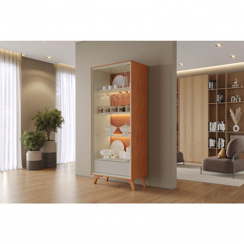 Cristaleira Adega Premium Mavaular Naturalle-off White - 4