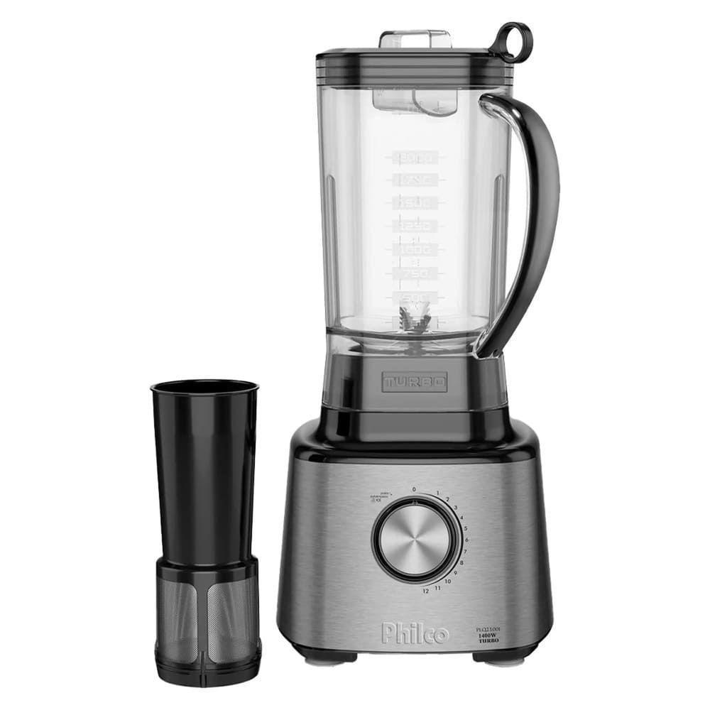 Liquidificador Philco PLQ2100PI Turbo 12 Vel 3L 1400W 103102167 Preto-inox 220V - 2