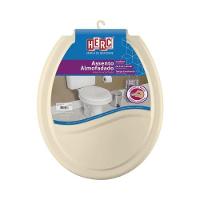 Assento Almofadado Prime Bege Para Louças Convencionais - Suporta Até 130kg - 1