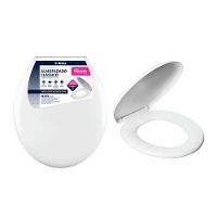 Assento Almofadado Branco Universal Para Vaso Sanitário - Atlas - 1