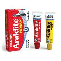 Araldite Hobby Mini 16g Adesivo Epóxi Alto Poder Aderência Ideal Azulejos, Madeira, Vidro, Concreto - 1