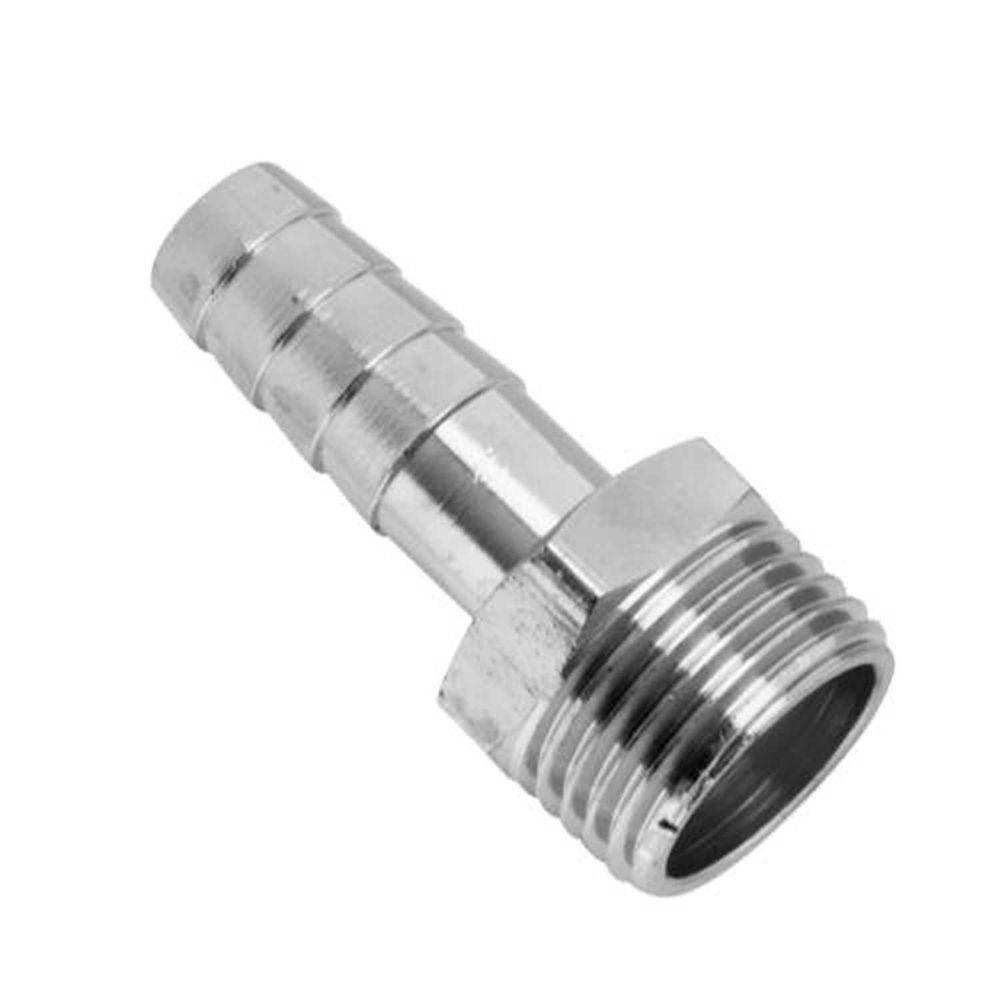 Adaptador Reto Gás 1-2''x3-8'' Bsp-tm Liga Cobre Niquelado - Blukit - 1