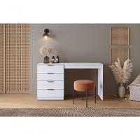 Escrivaninha Penteadeira Camarim Princess Com Porta Joias Mavaular Branco - 3