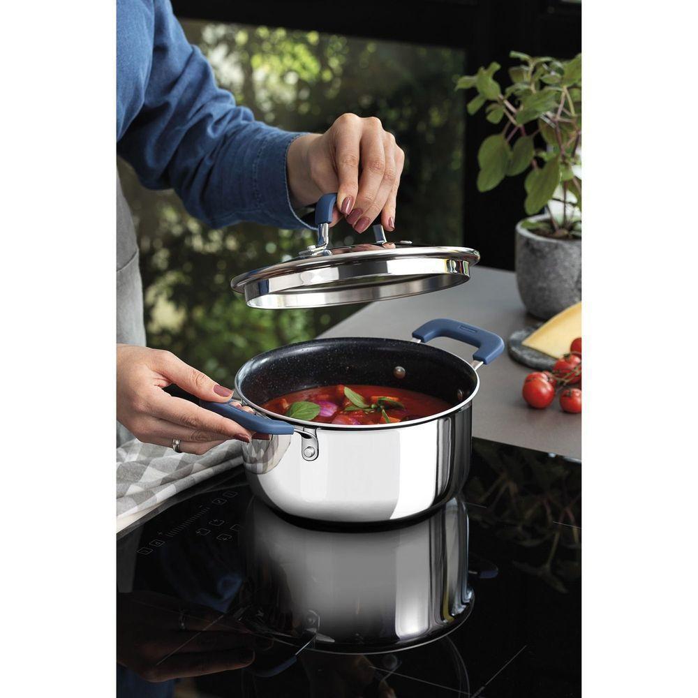 Caçarola Tramontina Romagna Em Aço Inox E Alumínio Cerâmico Black Stone 20 Cm 3,2 L Tramontina - 7