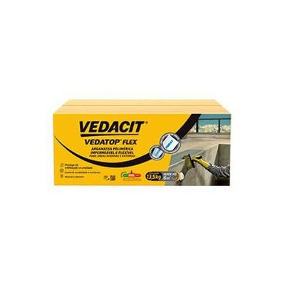 Argamassa Polimérica Vedatop Flex Vedacit 13,5kg - Impermeabilizante Para Concreto E Alvenaria