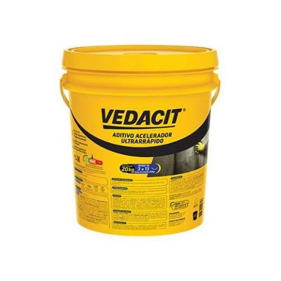 Aditivo Acelerador Ultrarrápido Vedacit 20kg - Pega Instantânea E Resistência Rápida