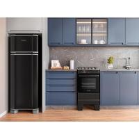 Fogão Esmaltec 4 Bocas Ideal Master Mesa Inox Tampa de Vidro Forno 50 Litros Preto T4ITP Bivolt - 5