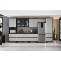 Cozinha Completa Itatiaia Lumina 410cm Em Madeira Mdf Grafite-fendi - 10