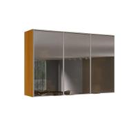 Cozinha Completa Itatiaia Lumina 350cm Paneleiro 2 Nichos Em Madeira Mdf Cinamomo/fendi - 6