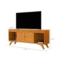 Rack Madrid 2 Portas Detalhe Ripado - Mavaular Naturale - 2