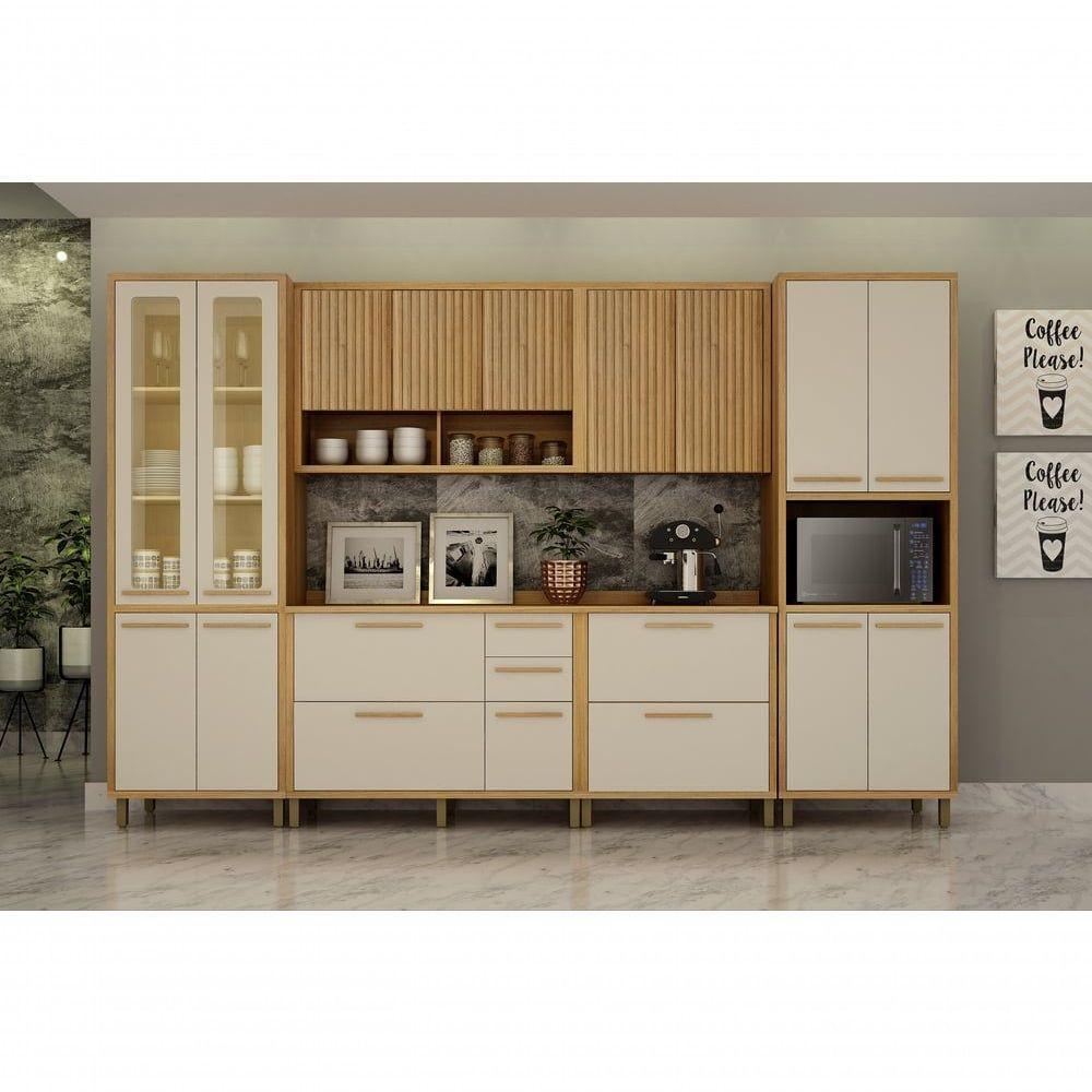 Cozinha Torino 6 Peças Valdemoveis Cinamomo-off White - 3