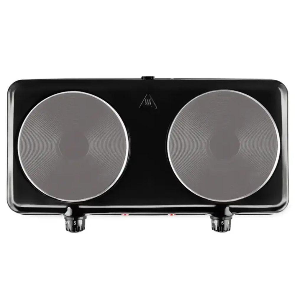 Fogao De Mesa Eletrico Portatil 2 Bocas Elgin - 42fog0202000 Preto 220V - 2