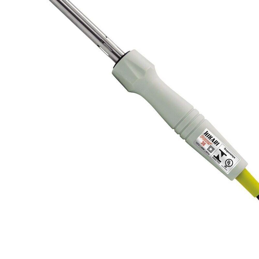 Ferro De Solda 25w 110V Power 30 Cinza-amarelo Hikari - 2