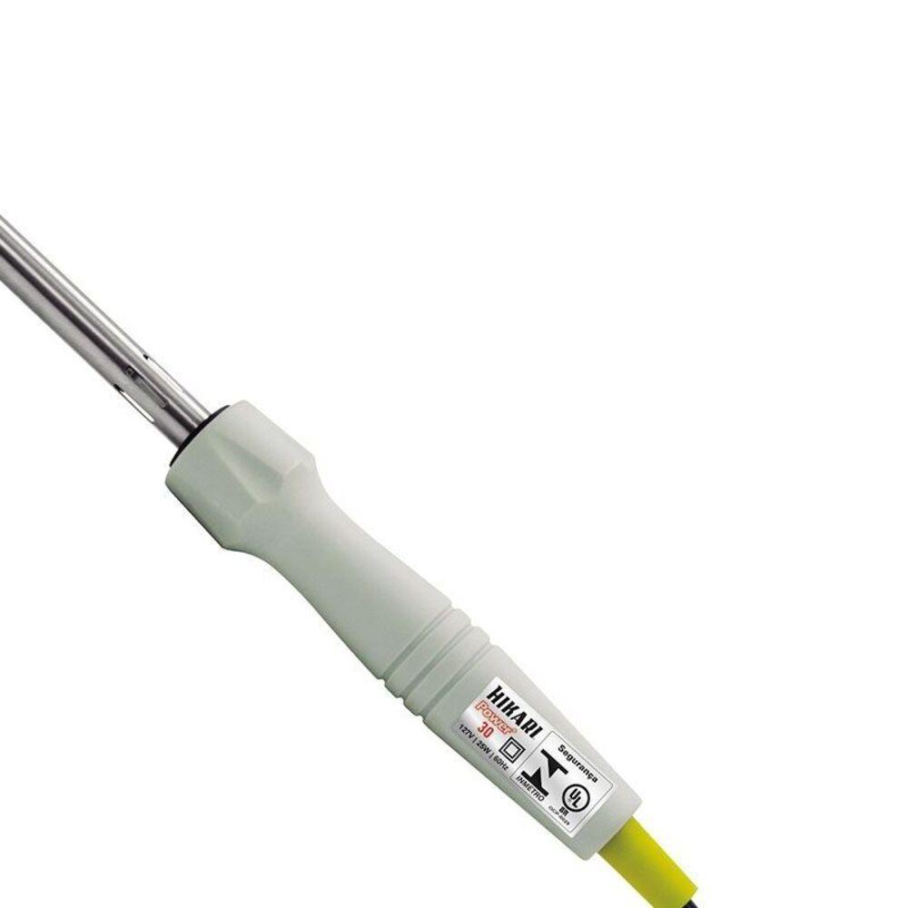 Ferro De Solda 25w 110V Power 30 Cinza-amarelo Hikari - 3
