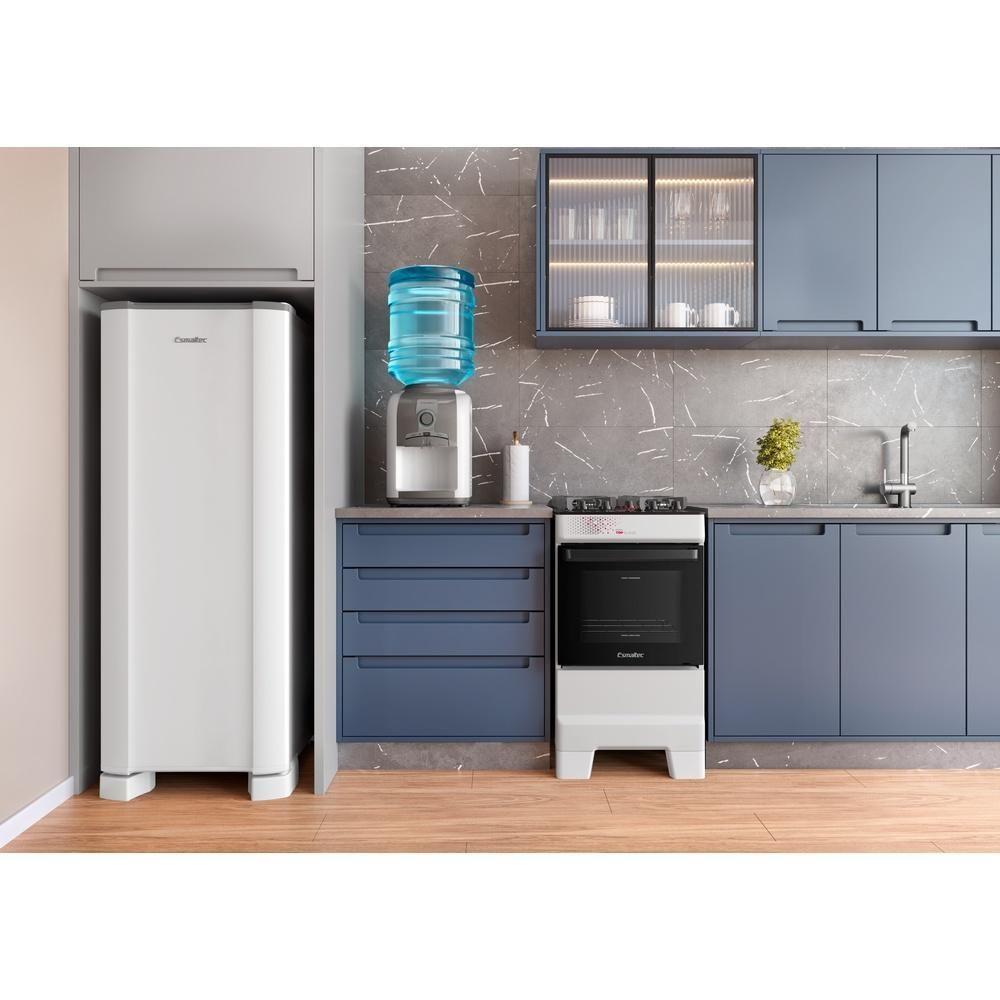 Fogão Esmaltec 4 Bocas Ideal  50 Litros Branco T4VAB Bivolt - 8