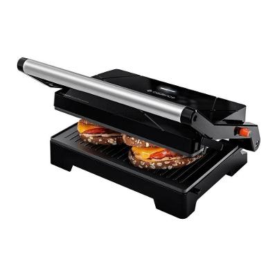Grill Elétrico Cadence GRL616-127 com Abertura 180º e Chapas Antiaderentes 1000W 110V
