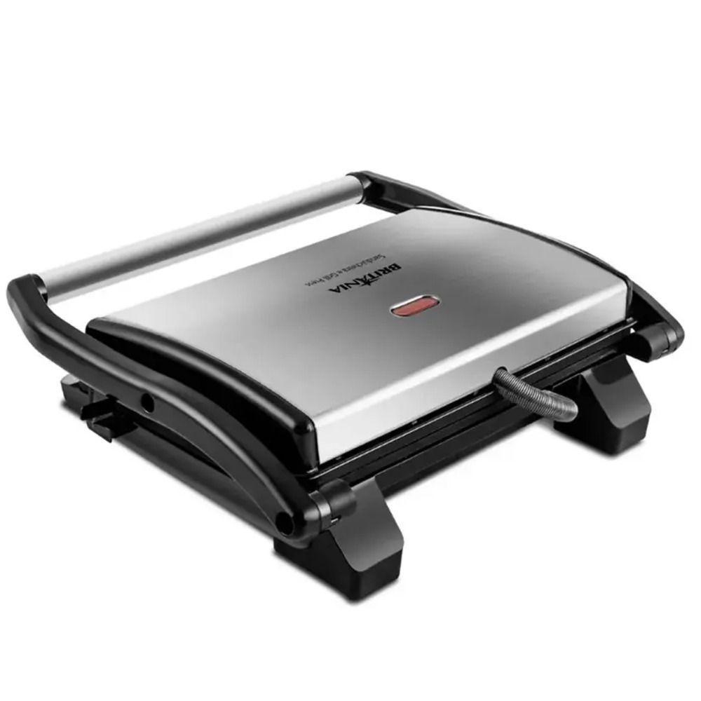 Grill Sanduicheira Press Inox Britania Preto-inox 220V - 2