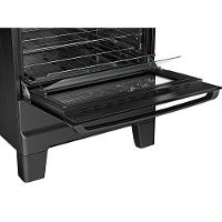 Fogão Esmaltec 5 Bocas Ideal Master Glass Mesa de Vidro Forno 84 Litros Preto T5VFP Bivolt - 6