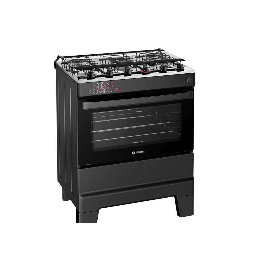 Fogão Esmaltec 5 Bocas Ideal Master  Forno 84L T5ITP Bivolt - 2