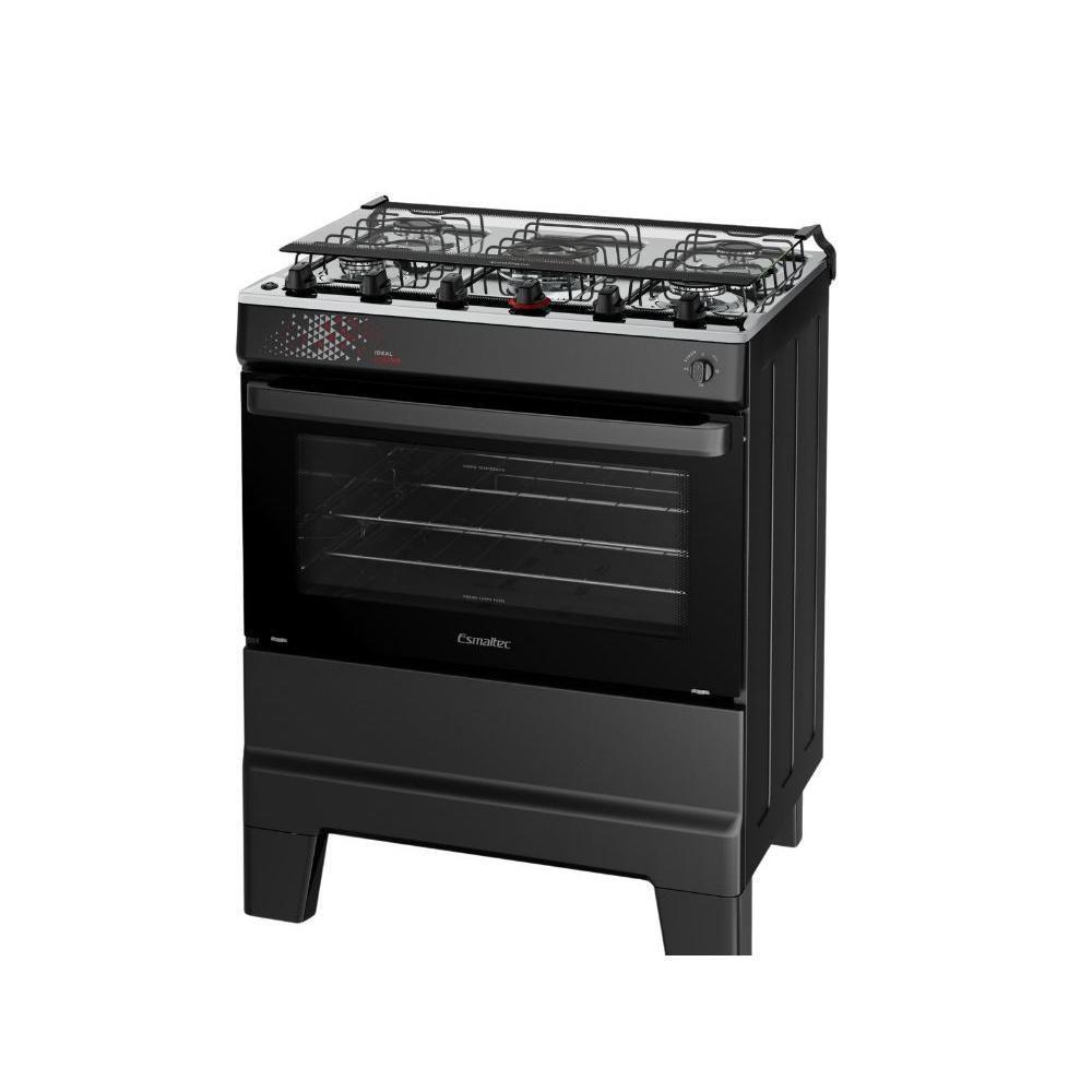 Fogão Esmaltec 5 Bocas Ideal Master  Forno 84L T5ITP Bivolt - 3