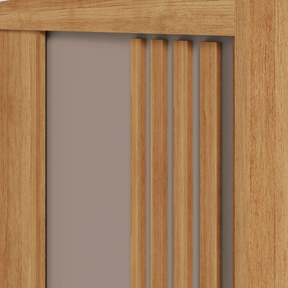 Guarda-roupa Casal Sem Espelho 3 Portas 4 Gavetas Atenas Com Pés 100% Mdf Salleto Cinamomo - 5