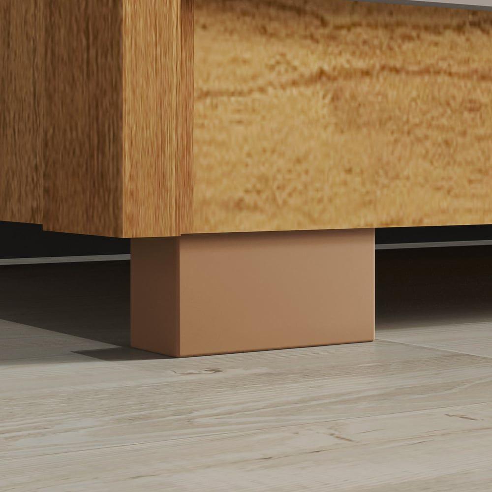 Guarda-roupa Casal Sem Espelho 3 Portas 4 Gavetas Atenas Com Pés 100% Mdf Salleto Cinamomo - 7