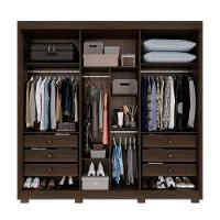 Guarda-roupa Casal Itália 6 Portas 100% Mdf Salleto Savana - 2
